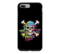 Custodia per iPhone 7 Plus/8 Plus Colorful Pirate Crew Skull Graffiti Illustration Graphic
