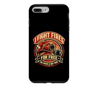 Custodia per iPhone 7 Plus/8 Plus Combatto gli incendi gratuitamente Divertente Volunapparelr