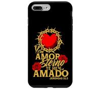 Custodia per iPhone 7 Plus/8 Plus Con amor eterno te he amado, versículo Jeremías 31:3