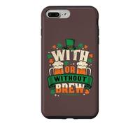 Custodia per iPhone 7 Plus/8 Plus Con o senza Brew St Patricks Day Beer