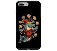 Custodia per iPhone 7 Plus/8 Plus Conchiglie da giocoleria con delfini