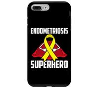 Custodia per iPhone 7 Plus/8 Plus Consapevolezza del combattente guerriero sopravvissuto del supereroe dell'endometriosi