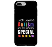 Custodia per iPhone 7 Plus/8 Plus Consapevolezza dell'autismo Le persone autistiche guardano oltre e vedono