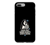 Custodia per iPhone 7 Plus/8 Plus Conservazione dei pinguini Salvare la fauna selvatica Salvataggio specie in via