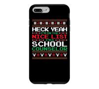 Custodia per iPhone 7 Plus/8 Plus Consigliere scolastico Ugly Christmas Design - Funny Counselors