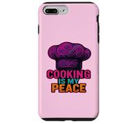 Custodia per iPhone 7 Plus/8 Plus Cooking Is My Peace Chef Amante del cibo Cucina Zen