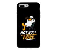 Custodia per iPhone 7 Plus/8 Plus Cool Duck non occupato solo dare la priorità alla pace
