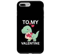 Custodia per iPhone 7 Plus/8 Plus Cool Little Dino con Lover Letter Gift To My Valentine Day