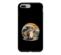 Custodia per iPhone 7 Plus/8 Plus Cool Occhiali da sole Otter Surfing Big Ocean Wave