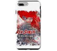 Custodia per iPhone 7 Plus/8 Plus Copertina a fumetti Red Sonja Jenny Frison She-Devil Warrior Sword