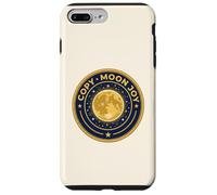 Custodia per iPhone 7 Plus/8 Plus Copia Luna Gioia Retro Vintage Giallo Luna Piena Spazio Lunare 1