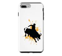 Custodia per iPhone 7 Plus/8 Plus Coraggioso Bull Rider in Azione Rodeo