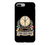 Custodia per iPhone 7 Plus/8 Plus CORD CROSS CREW Kumihimo Disco Intreccio Bobine