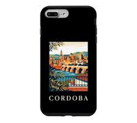 Custodia per iPhone 7 Plus/8 Plus Cordoba Spagna Storico Riverside Architettura Vintage Viaggi
