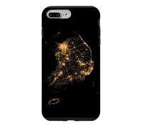 Custodia per iPhone 7 Plus/8 Plus Corea del Sud Asia - Vista satellitare notturna della Terra dallo spazio