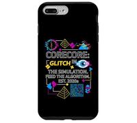 Custodia per iPhone 7 Plus/8 Plus Corecore Glitch in the Simulation Aesthetic Collage