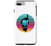 Custodia per iPhone 7 Plus/8 Plus Corsica Isola Francia con testa pirata Corsica