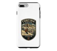 Custodia per iPhone 7 Plus/8 Plus Cortina d'Ampezzo Sciare Famiglia Cortina Dolomiti