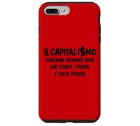 Custodia per iPhone 7 Plus/8 Plus Corto Circuito Sociale Il Capitalismo Funziona Odia i Poveri
