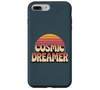Custodia per iPhone 7 Plus/8 Plus Cosmic Dreamer Retro Tramonto Logo Stile Vintage