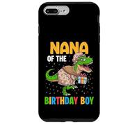 Custodia per iPhone 7 Plus/8 Plus Costume da festa di compleanno Nana Of The Dinosaur Squad Grandma
