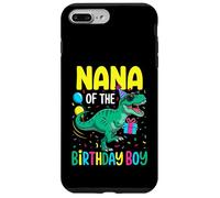 Custodia per iPhone 7 Plus/8 Plus Costume da festa di compleanno Nana Of The Dinosaur Squad Grandma