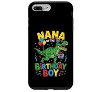 Custodia per iPhone 7 Plus/8 Plus Costume da festa di compleanno Nana Of The Dinosaur Squad Grandma