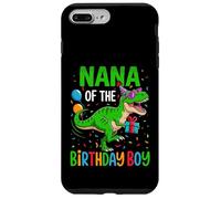 Custodia per iPhone 7 Plus/8 Plus Costume da festa di compleanno Nana Of The Dinosaur Squad Grandma