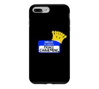 Custodia per iPhone 7 Plus/8 Plus costume di Halloween facile My Name Is PRINCE CHARMING Corona