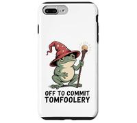 Custodia per iPhone 7 Plus/8 Plus Cottagecore Frog Wizard Off to Commit Tom Foolery Frog Meme