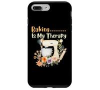 Custodia per iPhone 7 Plus/8 Plus Cottura è la mia terapia Cucina Bake Lover Cooking Baker Citazione