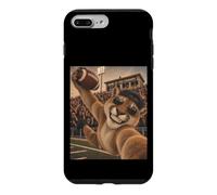 Custodia per iPhone 7 Plus/8 Plus Cougar Ricevitore Selfie Vintage Scuola College Gioco Mascotte