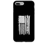 Custodia per iPhone 7 Plus/8 Plus Country Music American Flag Deep South Musical Gift