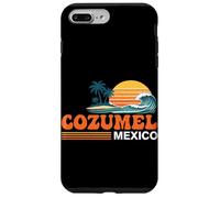 Custodia per iPhone 7 Plus/8 Plus Cozumel Messico Vintage Sunset Island