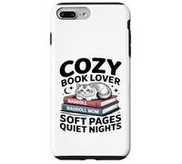 Custodia per iPhone 7 Plus/8 Plus Cozy Book Lover Ragdoll Mamma Soft Pages Quiet Nights
