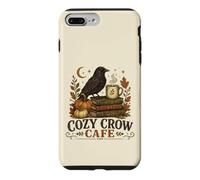 Custodia per iPhone 7 Plus/8 Plus Cozy Crow Cafe, design vintage per amanti del caffè autunnale