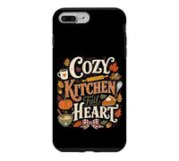 Custodia per iPhone 7 Plus/8 Plus Cozy Kitchen Full Heart Fall Mama Baking