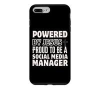 Custodia per iPhone 7 Plus/8 Plus Creato da Jesus Orgoglioso di essere Christian Social Media Manager
