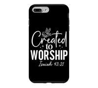 Custodia per iPhone 7 Plus/8 Plus Creato per ADORARE Isaia 43:21 Messaggio Spirituale