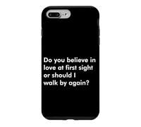 Custodia per iPhone 7 Plus/8 Plus Credi nell'amore a prima vista o dovrei camminare