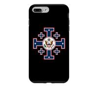 Custodia per iPhone 7 Plus/8 Plus Croce americana di Gerusalemme - Stati Uniti cattolici