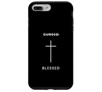 Custodia per iPhone 7 Plus/8 Plus Croce Benedetta Maledetta - Fede Cristiana Minimalista