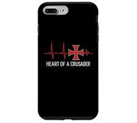 Custodia per iPhone 7 Plus/8 Plus Croce Crociata Cavaliere Templare Cattolico