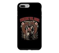 Custodia per iPhone 7 Plus/8 Plus Crociata Crociata Cavaliere Templare Cattolico Latino