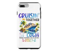 Custodia per iPhone 7 Plus/8 Plus Crociera Insieme St Lucia 2027 Nave Dolphin Vacanza