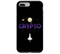 Custodia per iPhone 7 Plus/8 Plus Cryptocurrency Space Rocket Crypto Go Up Only In Crypto