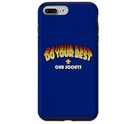 Custodia per iPhone 7 Plus/8 Plus Cub Scouts Do Your Best! Retro 80's Arcade Style Scouting