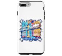 Custodia per iPhone 7 Plus/8 Plus Cuba scena di strada dell'Avana Auto d'epoca Souvenir