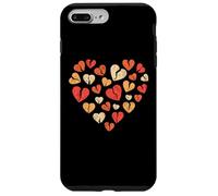Custodia per iPhone 7 Plus/8 Plus Cuore spezzato con cuori - crepacuore spezzato