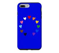 Custodia per iPhone 7 Plus/8 Plus Cuori in stile europeo - Cerchio dell'orgoglio del progresso